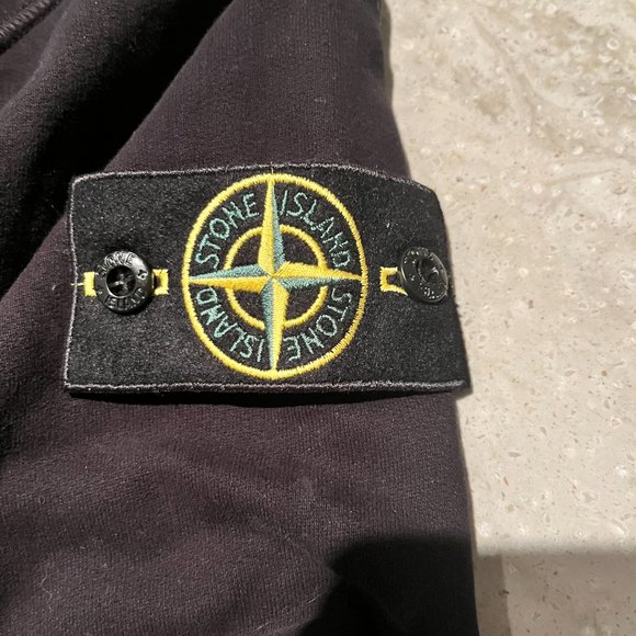 Stone Island Heavy Zip-Up Hoodie - Picture 3 of 4